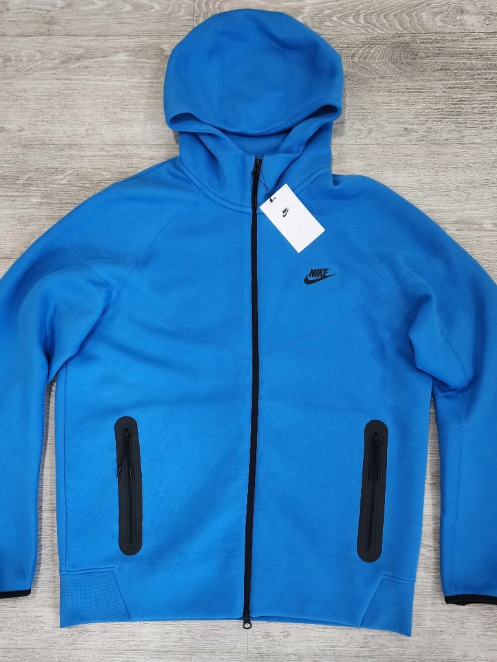 Nike Sportswear Tech Fleece Windrunner Full Zip Hoodie Blue Men's L FB7921-435